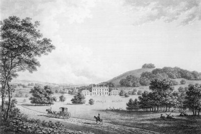 Godmersham Park, Kent, la residenza di Thomas Knight Esq., pub. nel 1785 da William Watts